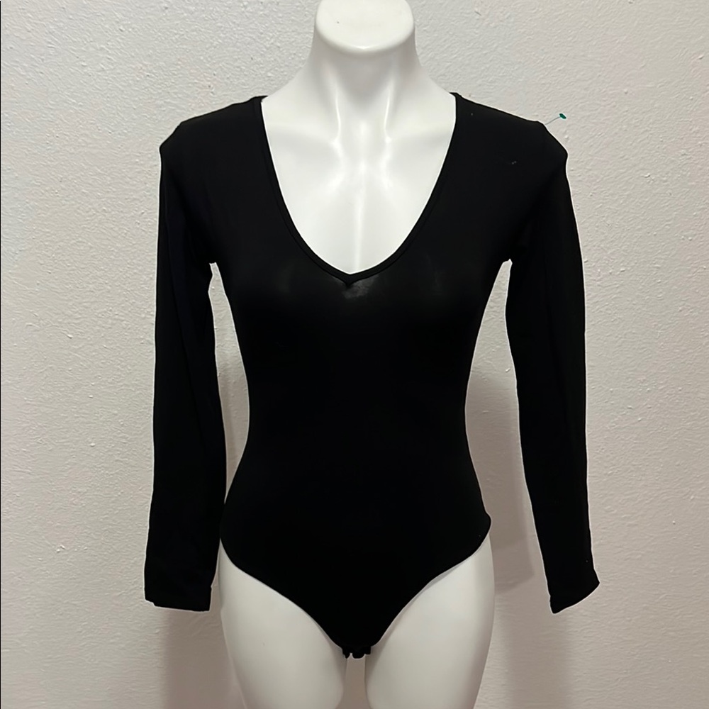 Mangdiup Black Bodysuit Sz S